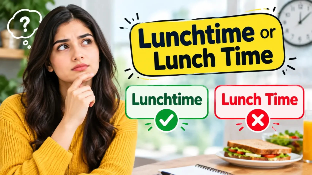 Lunchtime or Lunch Time 