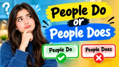 People Do or People Does 