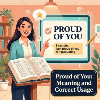 Proud of You: Meaning and Correct Usage