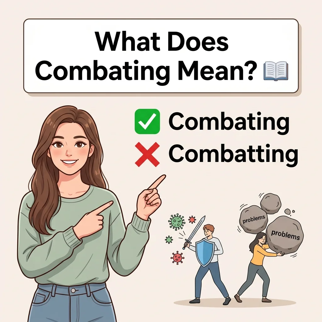 What Does Combating Mean? 📖
