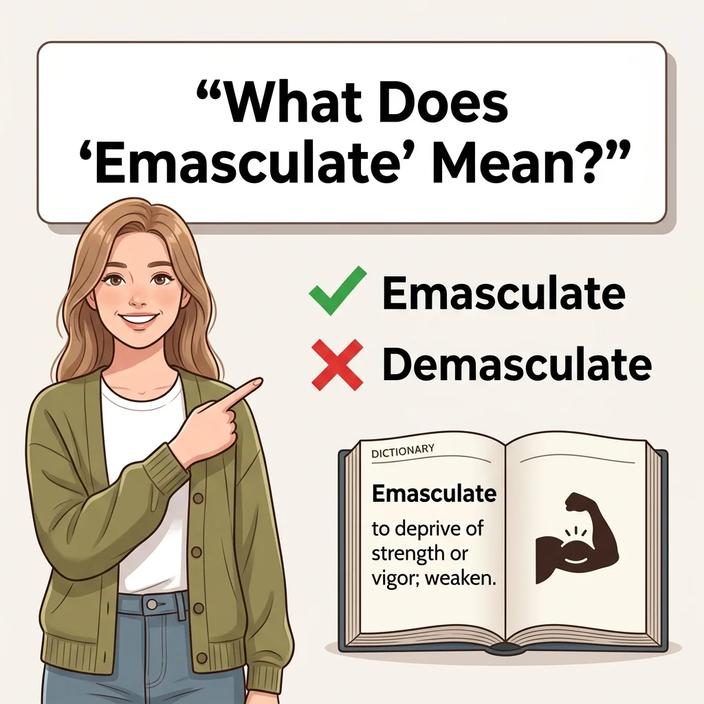 What Does “Emasculate” Mean?