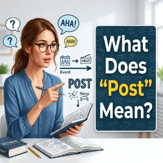 What Does “Post” Mean?