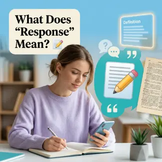 What Does “Response” Mean? 📝