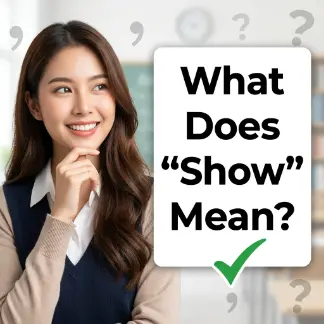 What Does “Show” Mean?