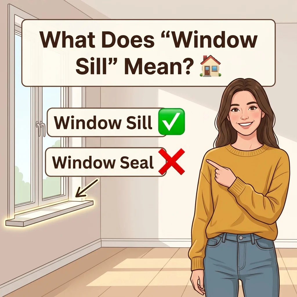 What Does “Window Sill” Mean? 🏠