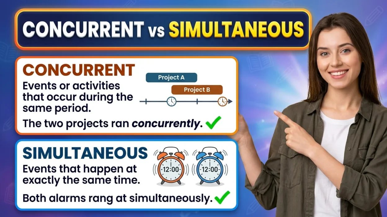 Concurrent vs Simultaneous