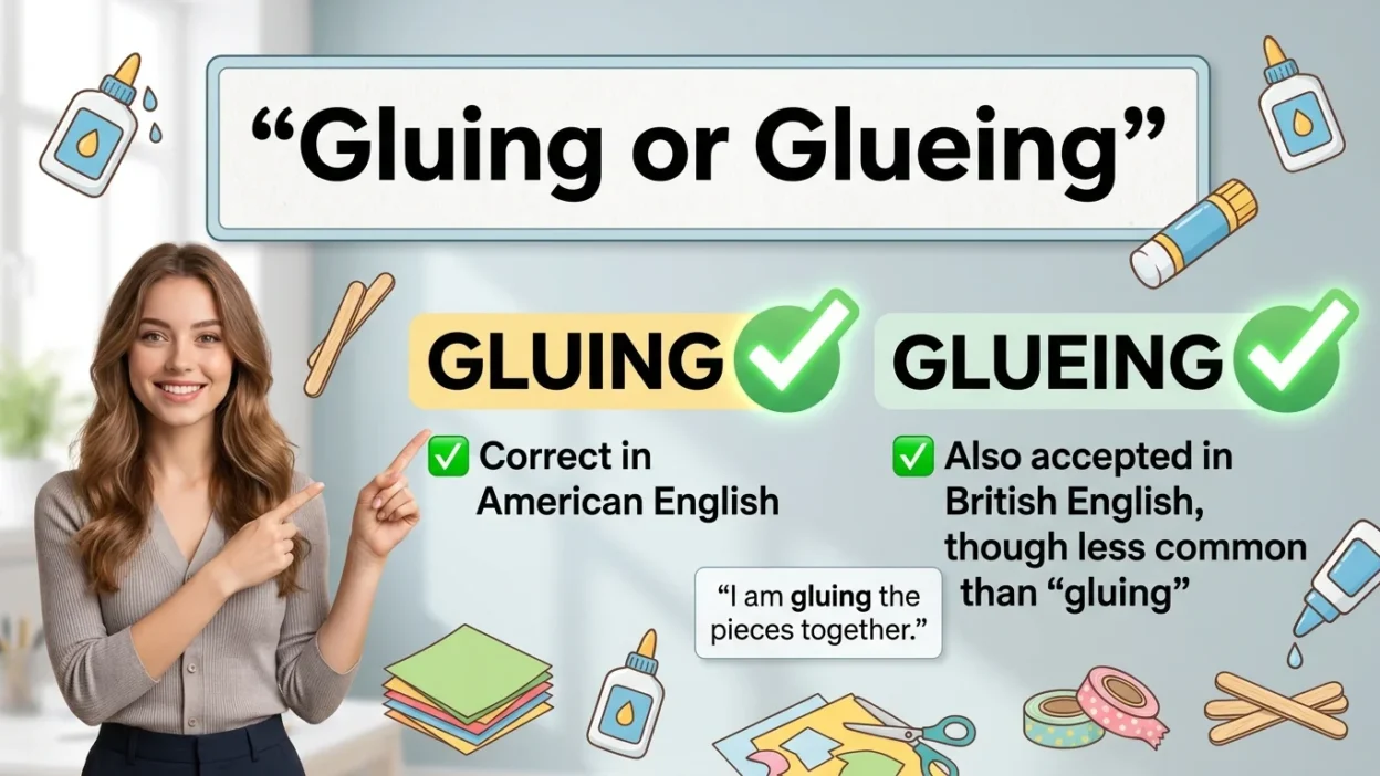 Gluing or Glueing 