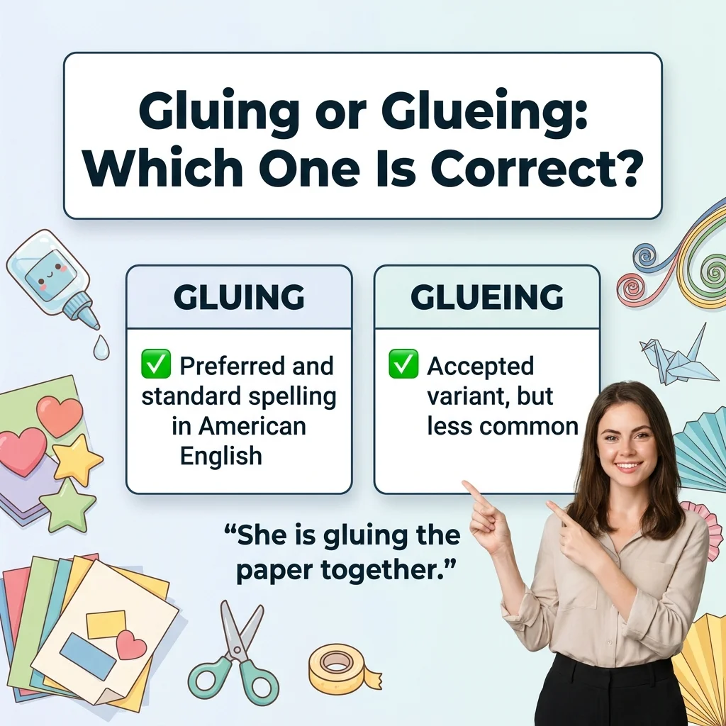 Gluing or Glueing: Which One Is Correct?