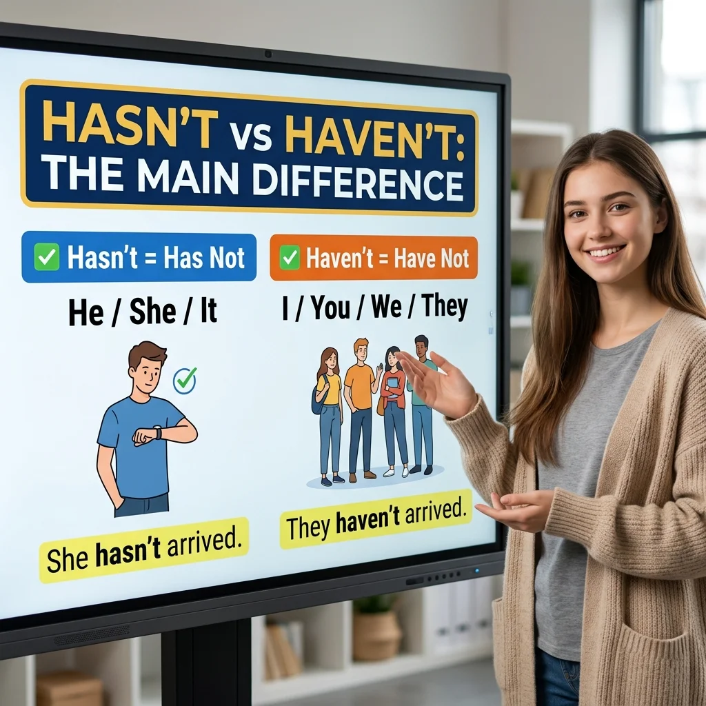 Hasn’t vs Haven’t: The Main Difference
