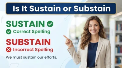 Is It Sustain or Substain