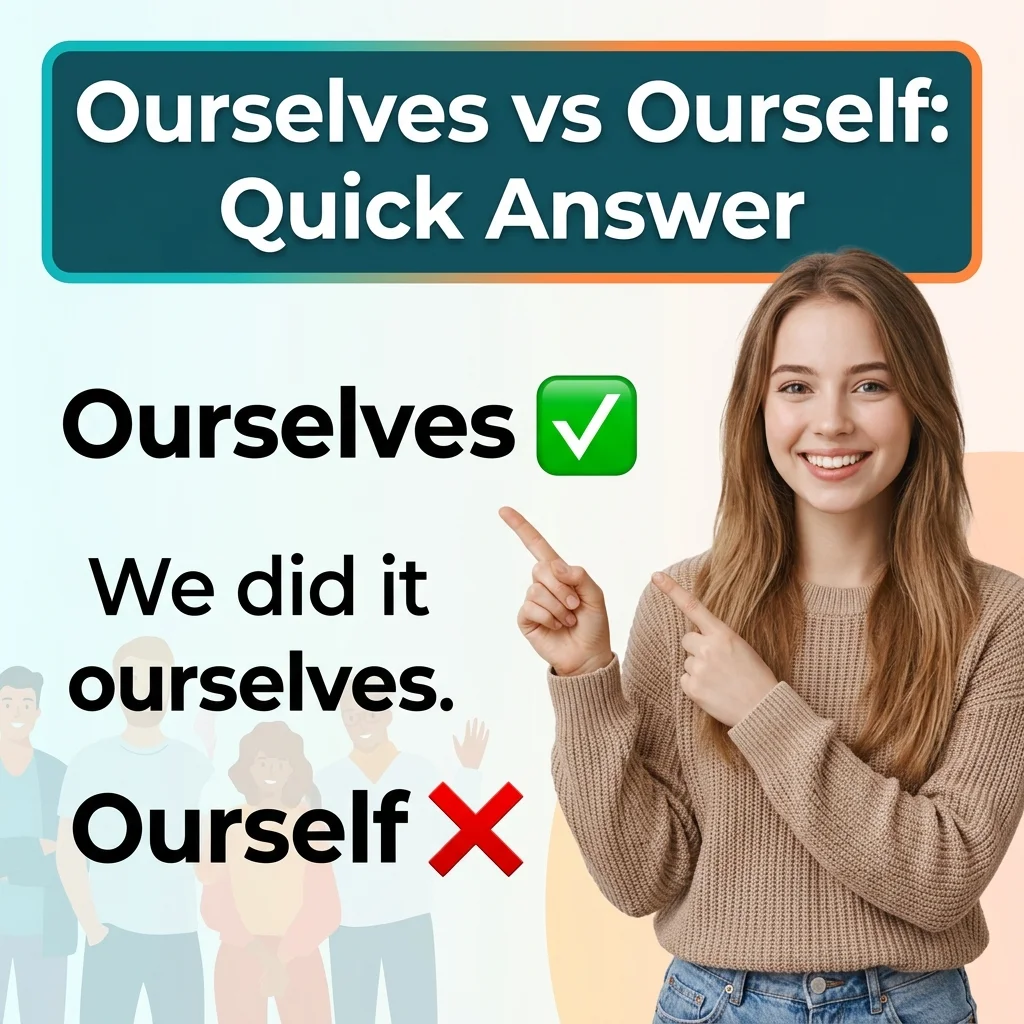 Ourselves vs Ourself: Quick Answer