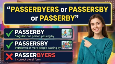 Passerbyers or Passersby or Passerby  