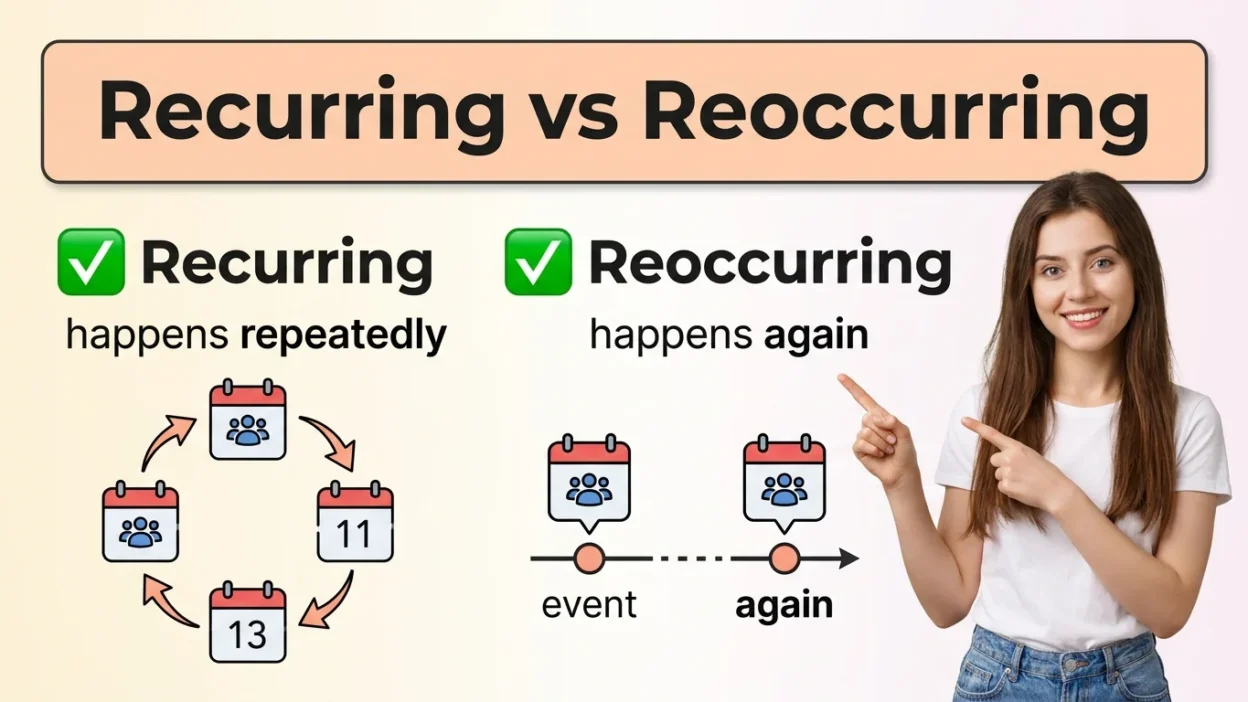 Recurring vs Reoccurring 