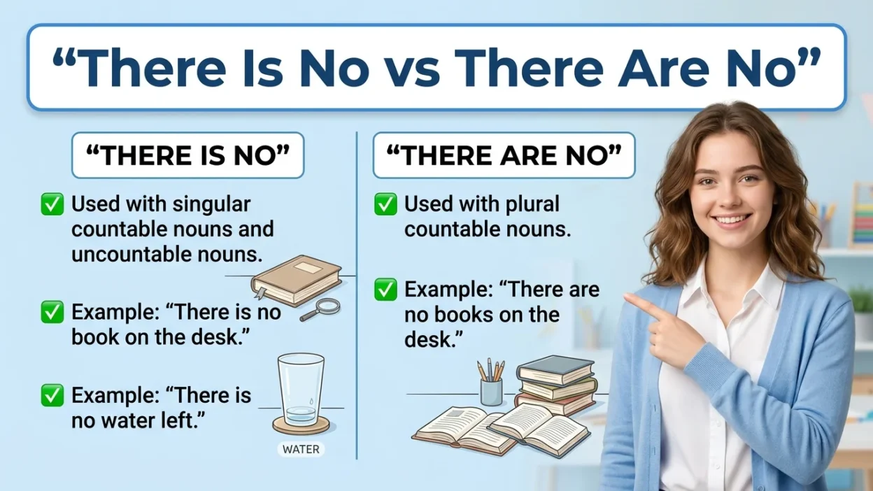There Is No vs There Are No