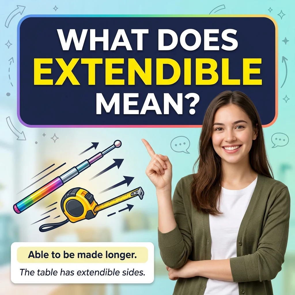What Does Extendible Mean?