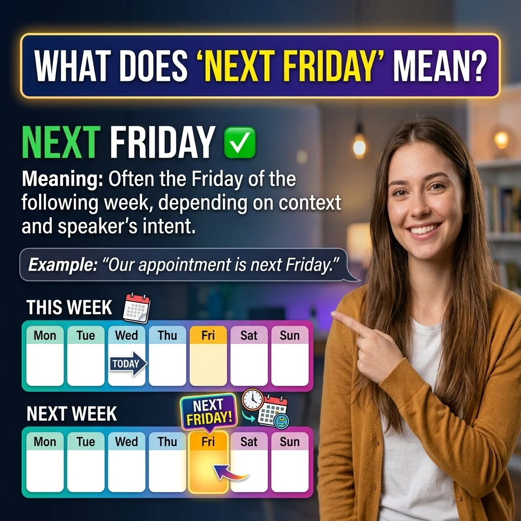 What Does “Next Friday” Mean?
