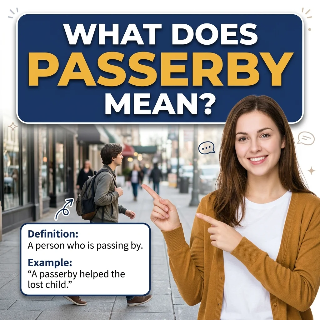 What Does Passerby Mean?
