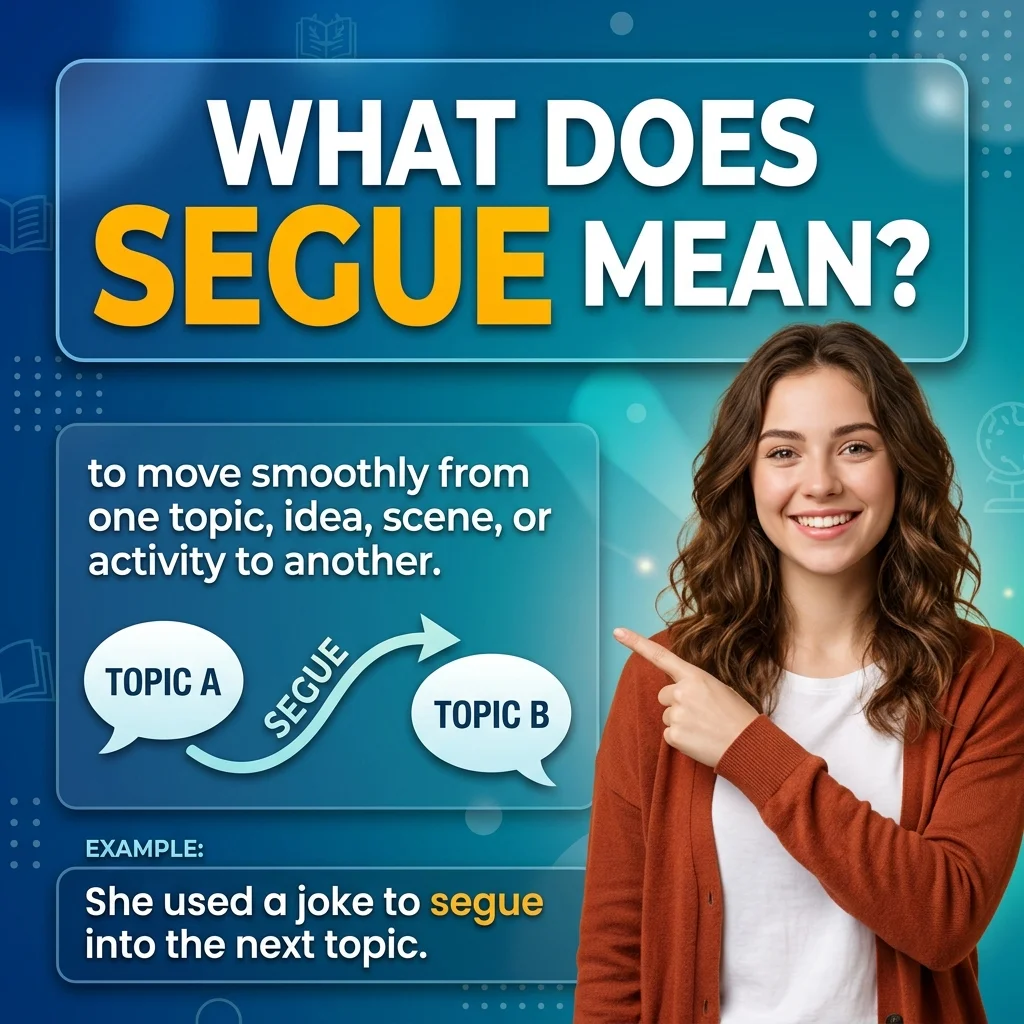 What Does Segue Mean?
