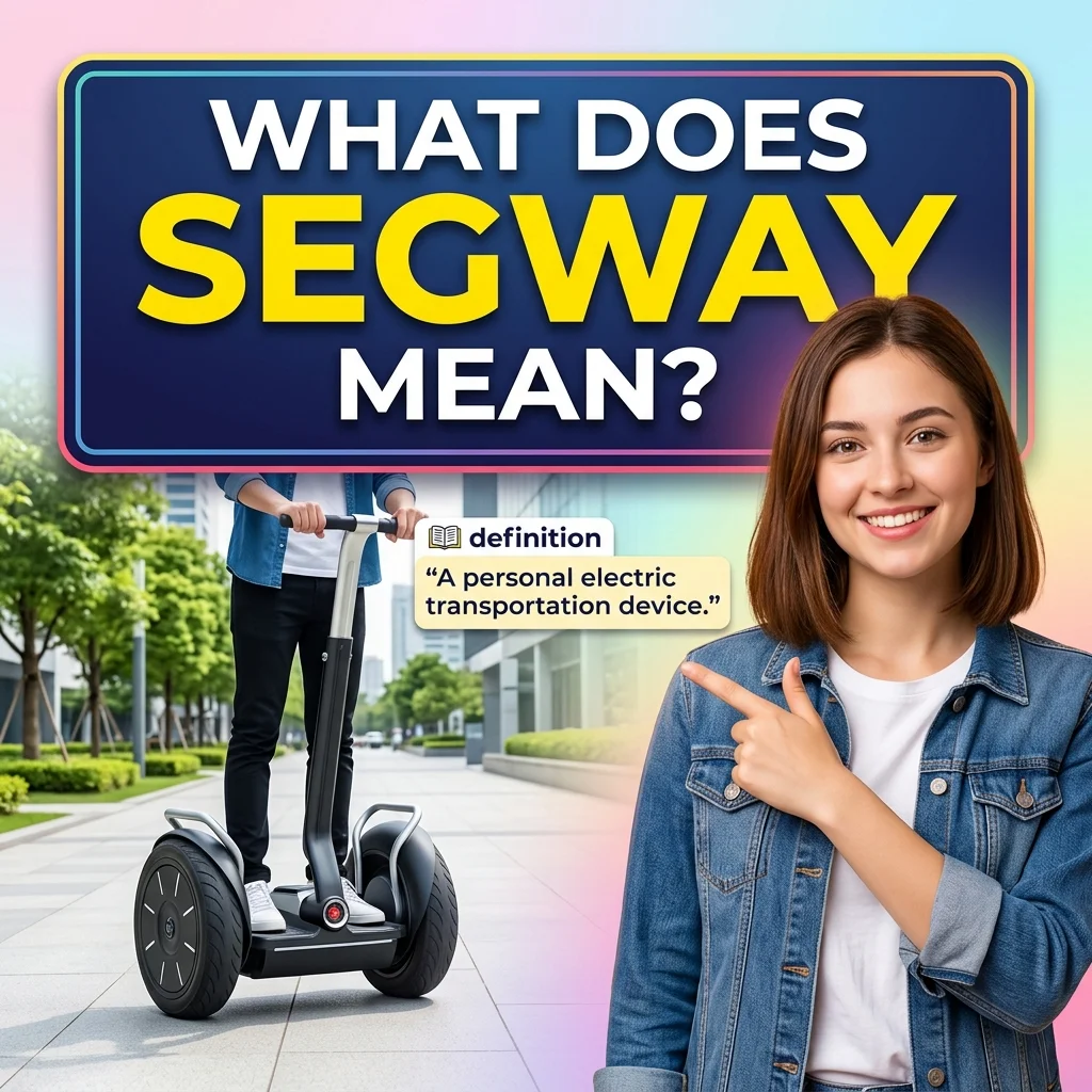 What Does Segway Mean?