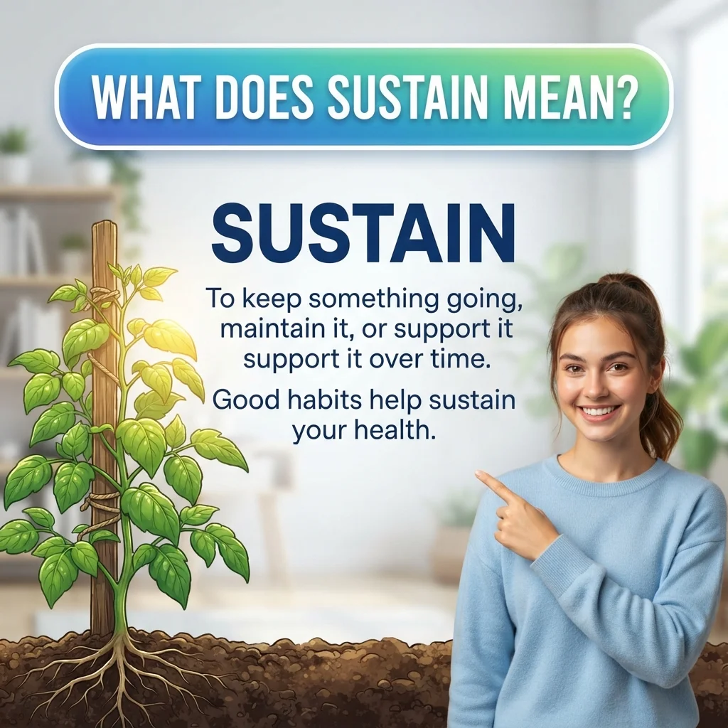 What Does Sustain Mean?