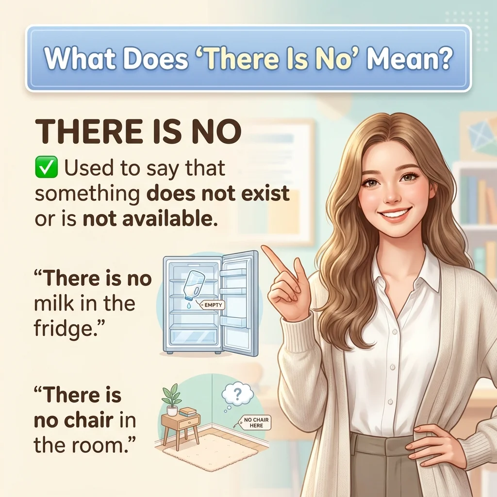 What Does “There Is No” Mean?