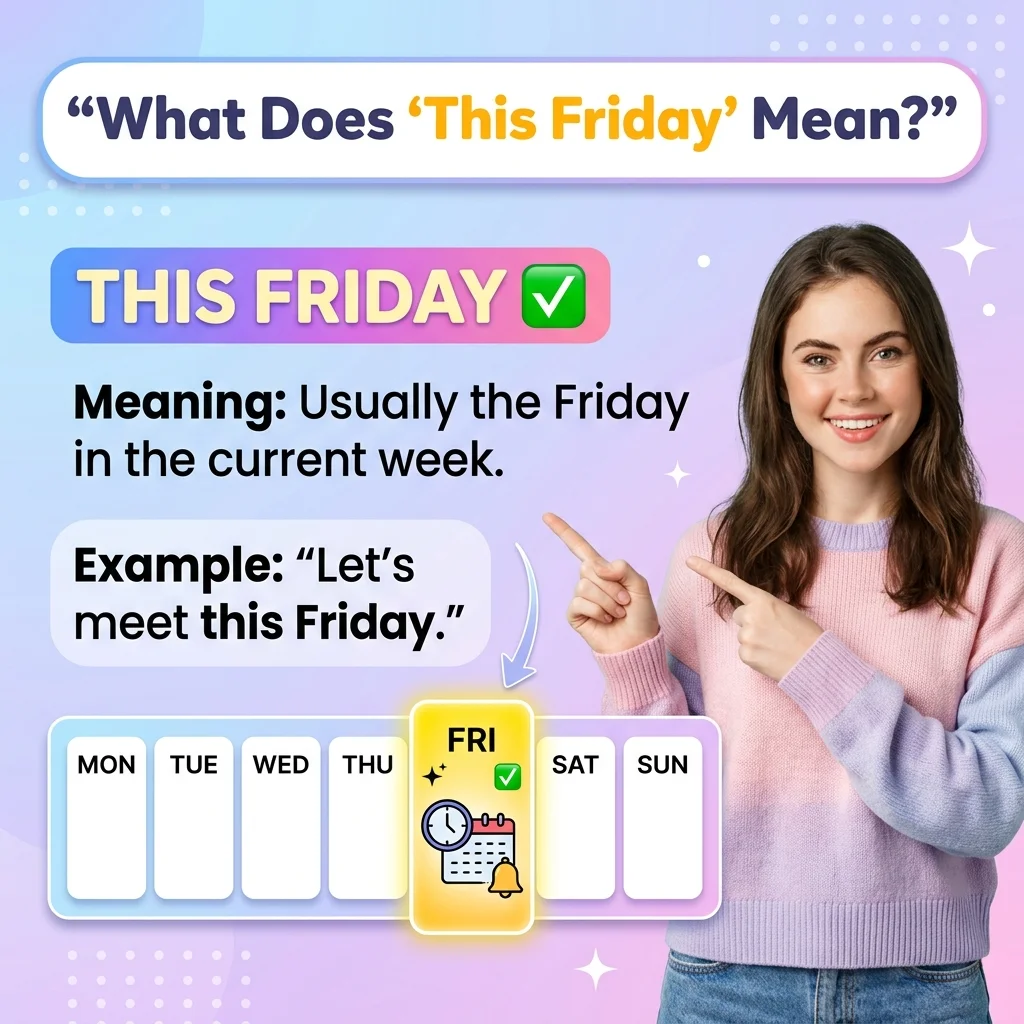 What Does “This Friday” Mean?
